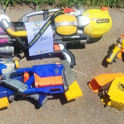 Super Soaker And Nerf Water Guns