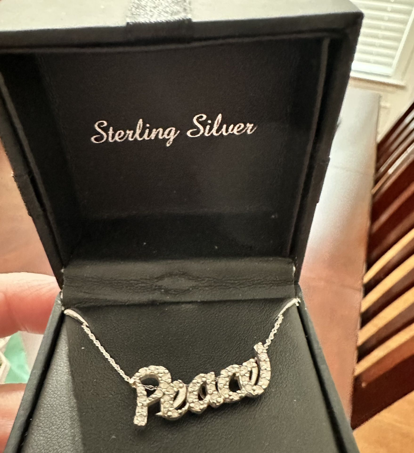 SS Peace Necklace 