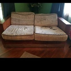 Mid Century Love Seat And Chair