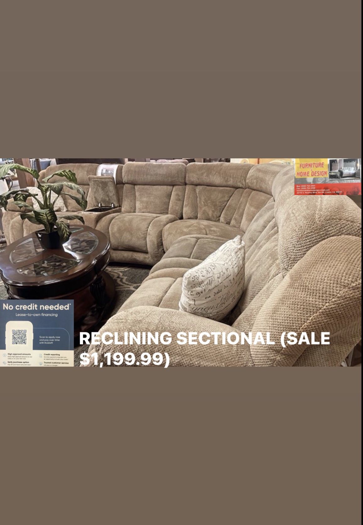 Reclining Sectional 