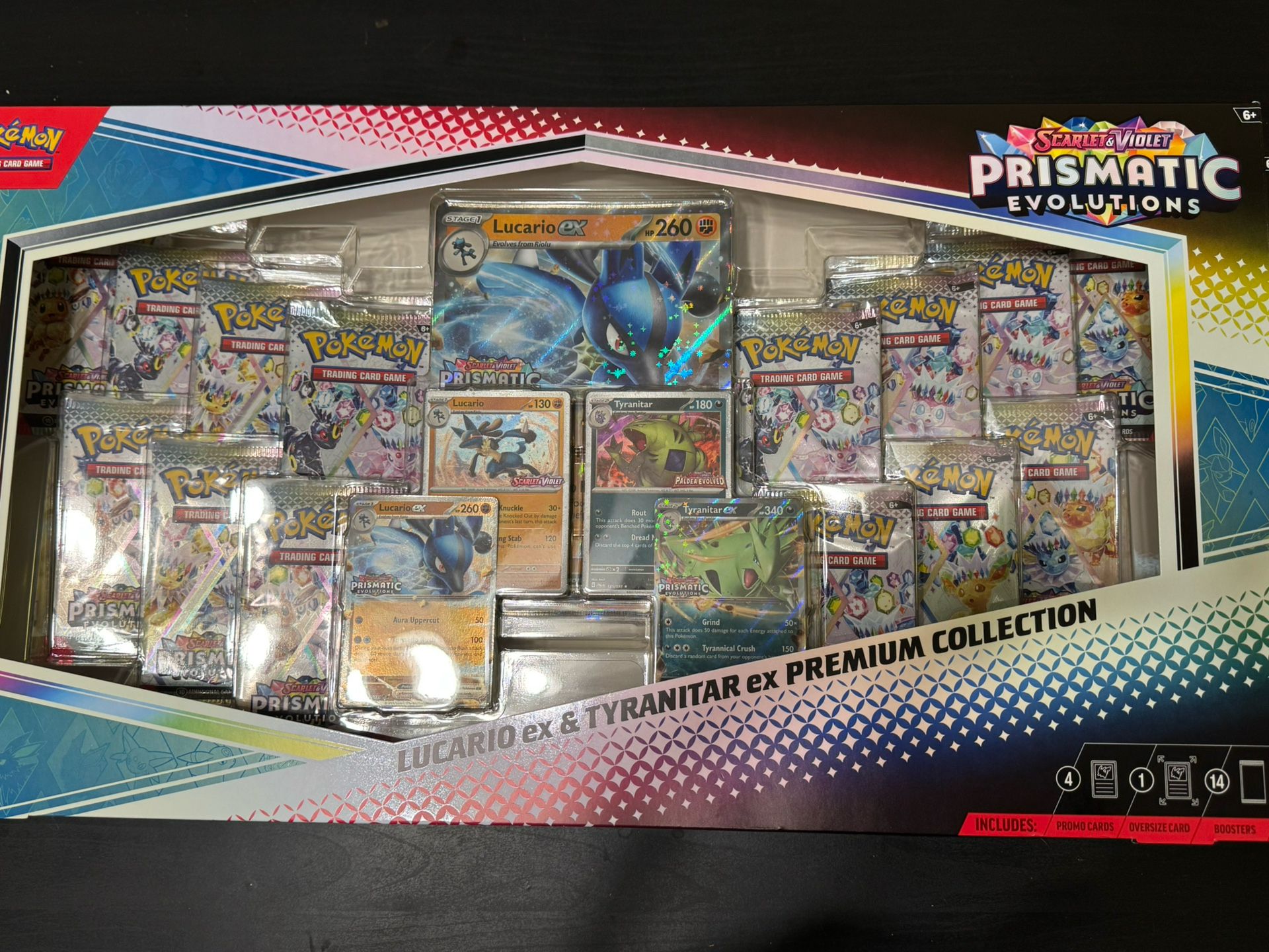 Pokemon TCG Prismatic Evolutions Sam’s Club Exclusive Lucario Collection