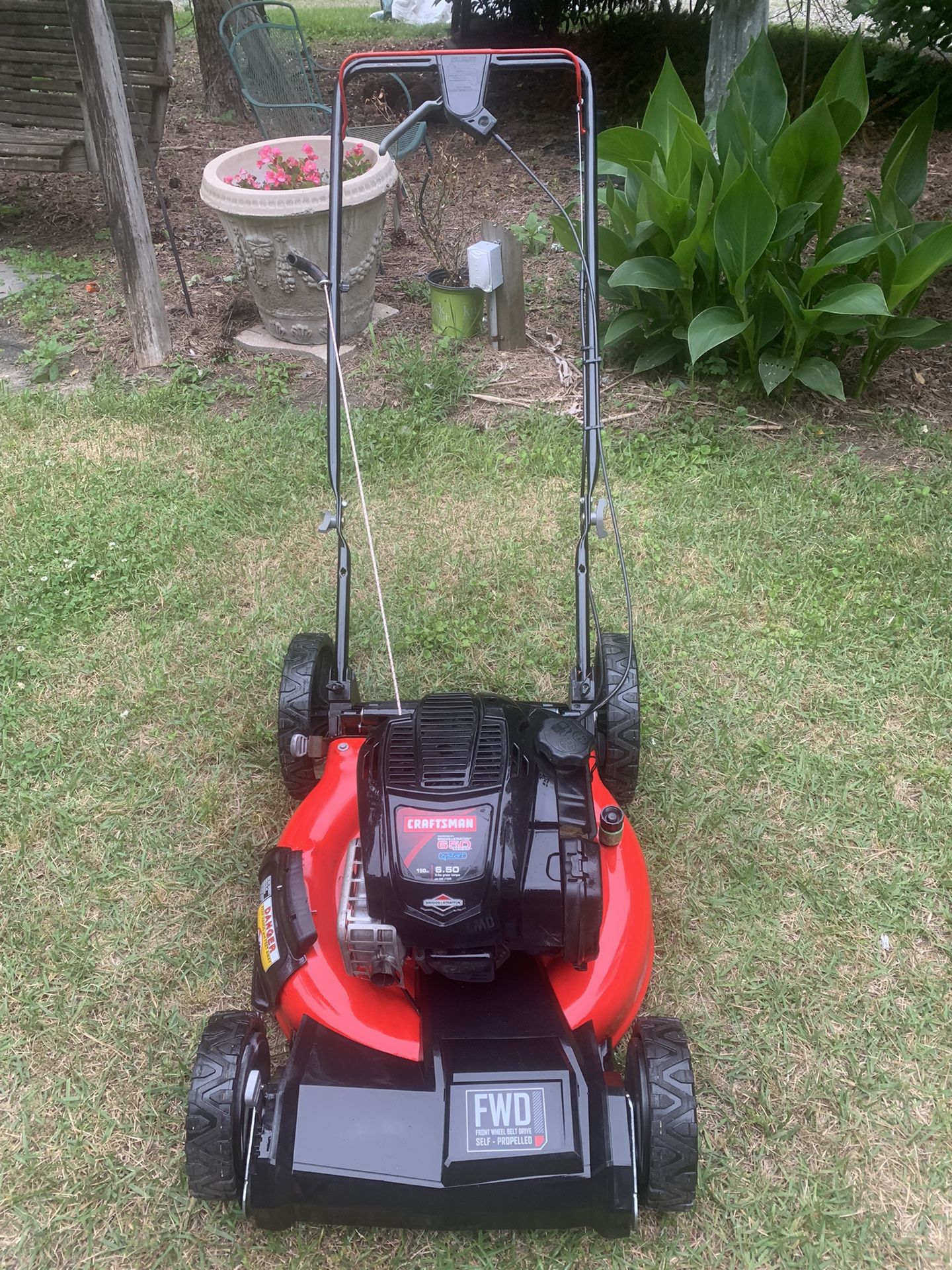 Craftsman 21 Inch High Wheel SelfPropelled Mulching Mower In Great