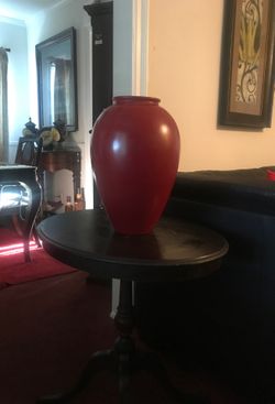 Red Vase