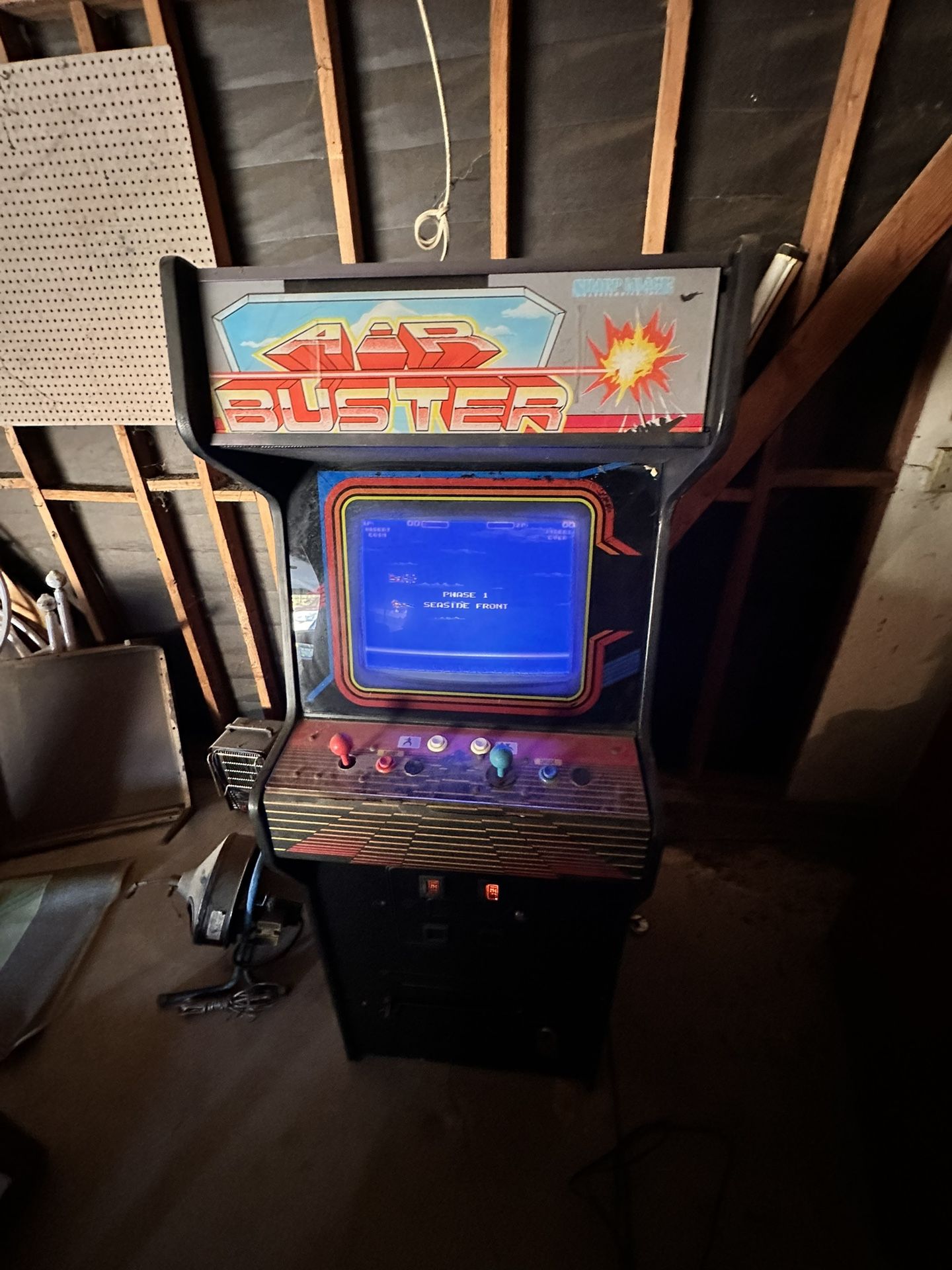 Air Buster Arcade Cabinet Machine
