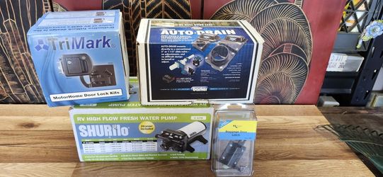 RV STUFF & New Door Latch.