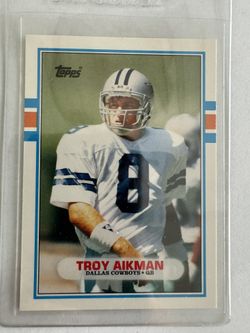 1989 Topps Traded  70 T Rookie Troy Aikman