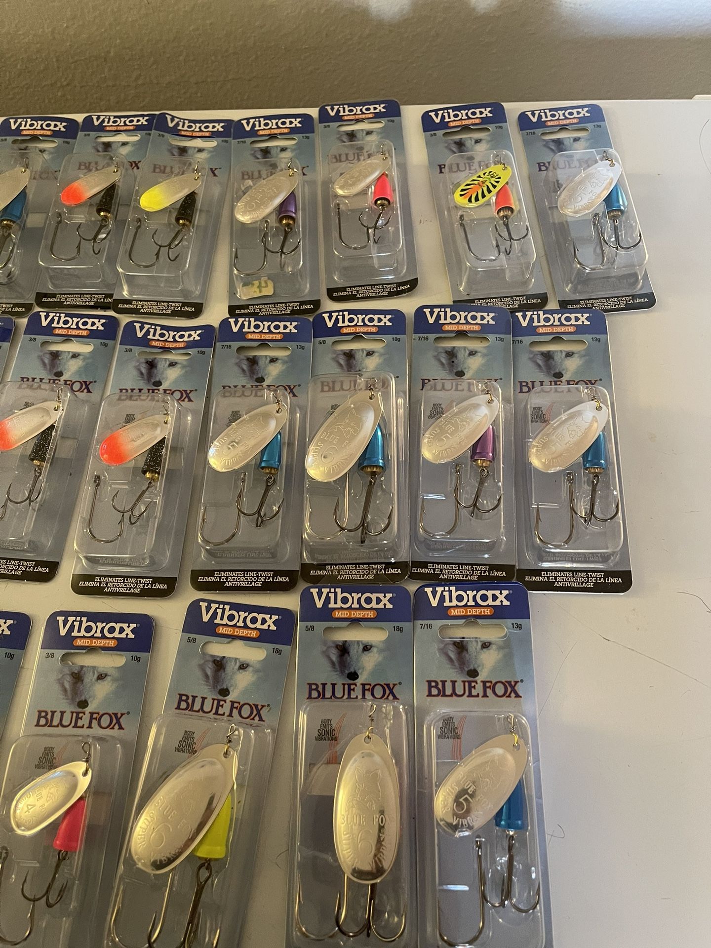 Blue Fox Spinners