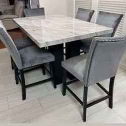 $5 Down Gorgeous Counter High Dining Table 