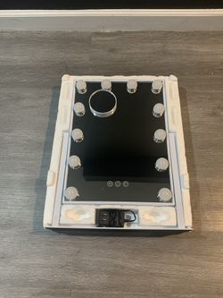✨ Hollywood Vanity Mirror 12x16 – LED, 3 Color Modes, Dimmable – Like New ✨