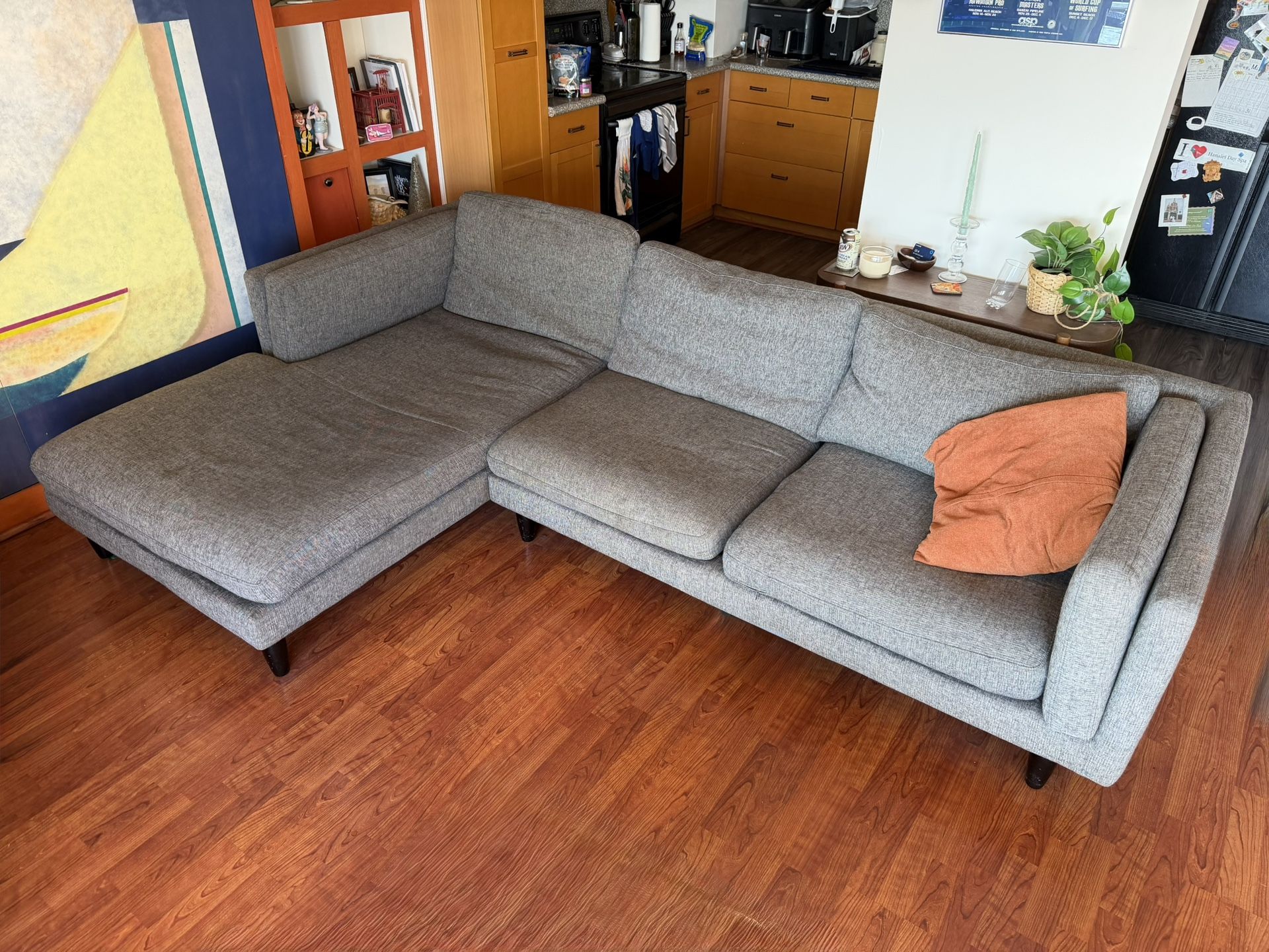L-Shaped Sectional Couch For Sale
