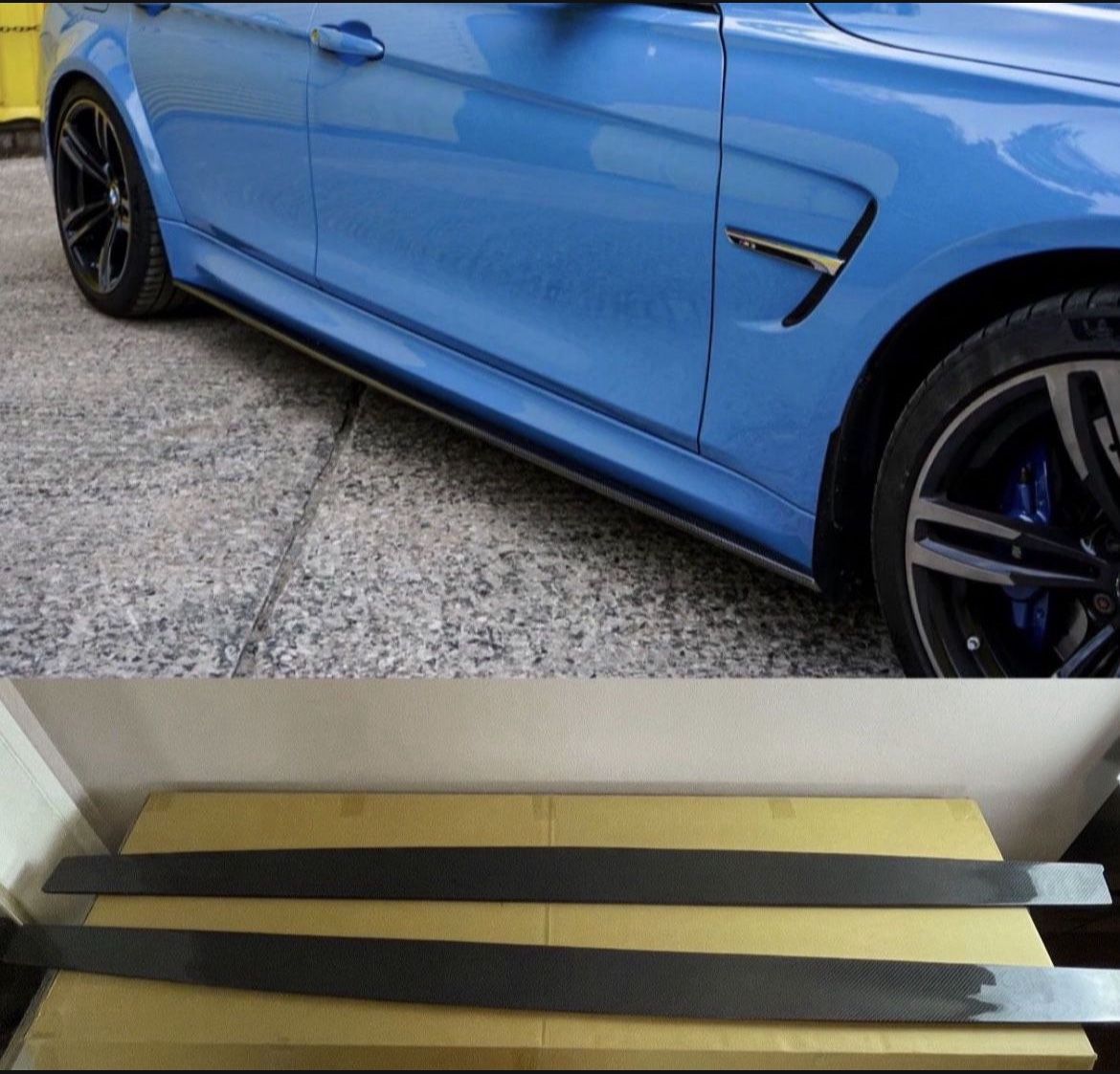 BMW F80 F82 F83 M3 M4 Carbon Side Skirt