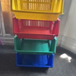 Multi Color Storage Rack 
