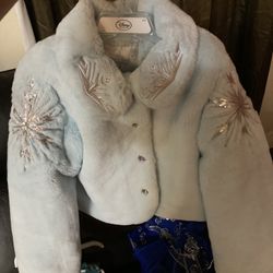 Disney frozen faux Fur Coat