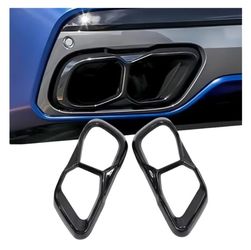 For BMW X5 X6 X7 G05 G06 G07 Quad Exhaust tips 2019-2026 muffler tips M60 M50 40i M sport package