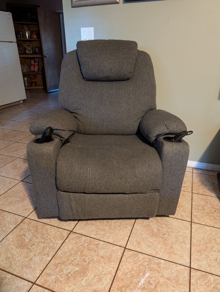 Mcombo Power Lift Recliner W/Heat & Massage 