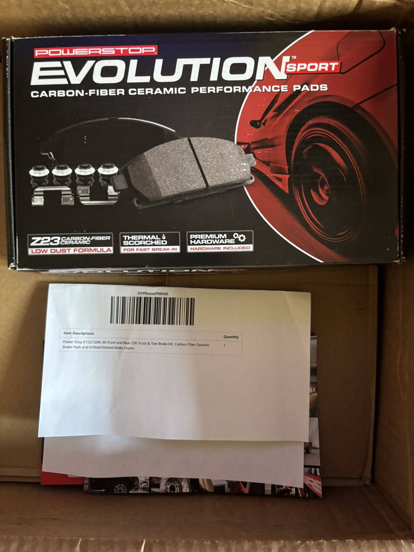 Power Stop Front Brake And Rotors Brand New In Box