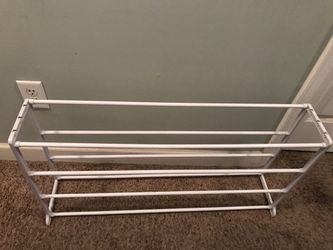 Rack shoes $10 both $15