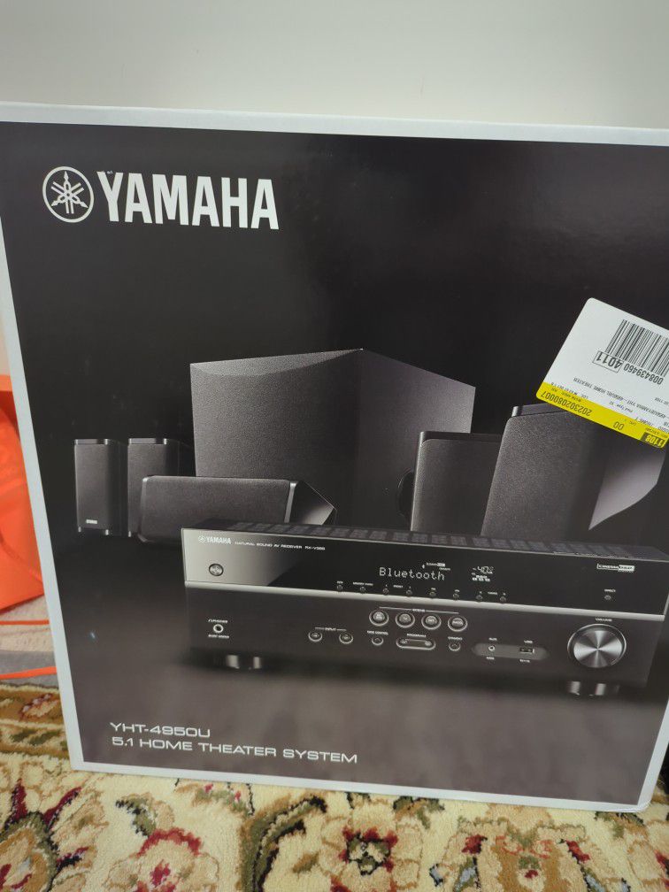 Yamaha 5.1 Home Theater System -new In Box 