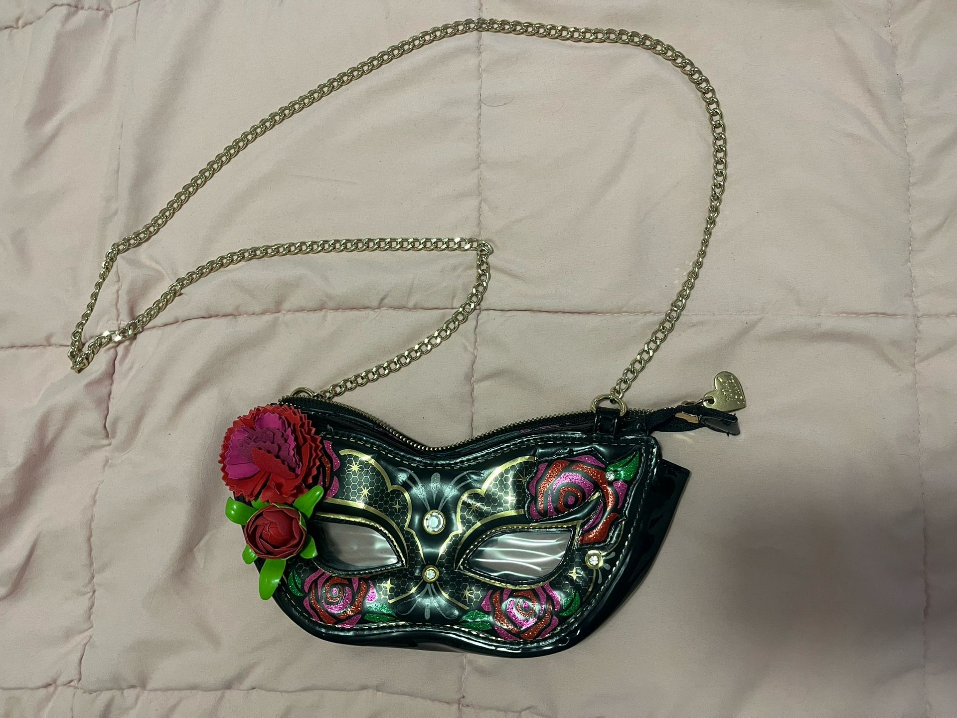 Betsy Johnson Masquerade Crossbody Bag