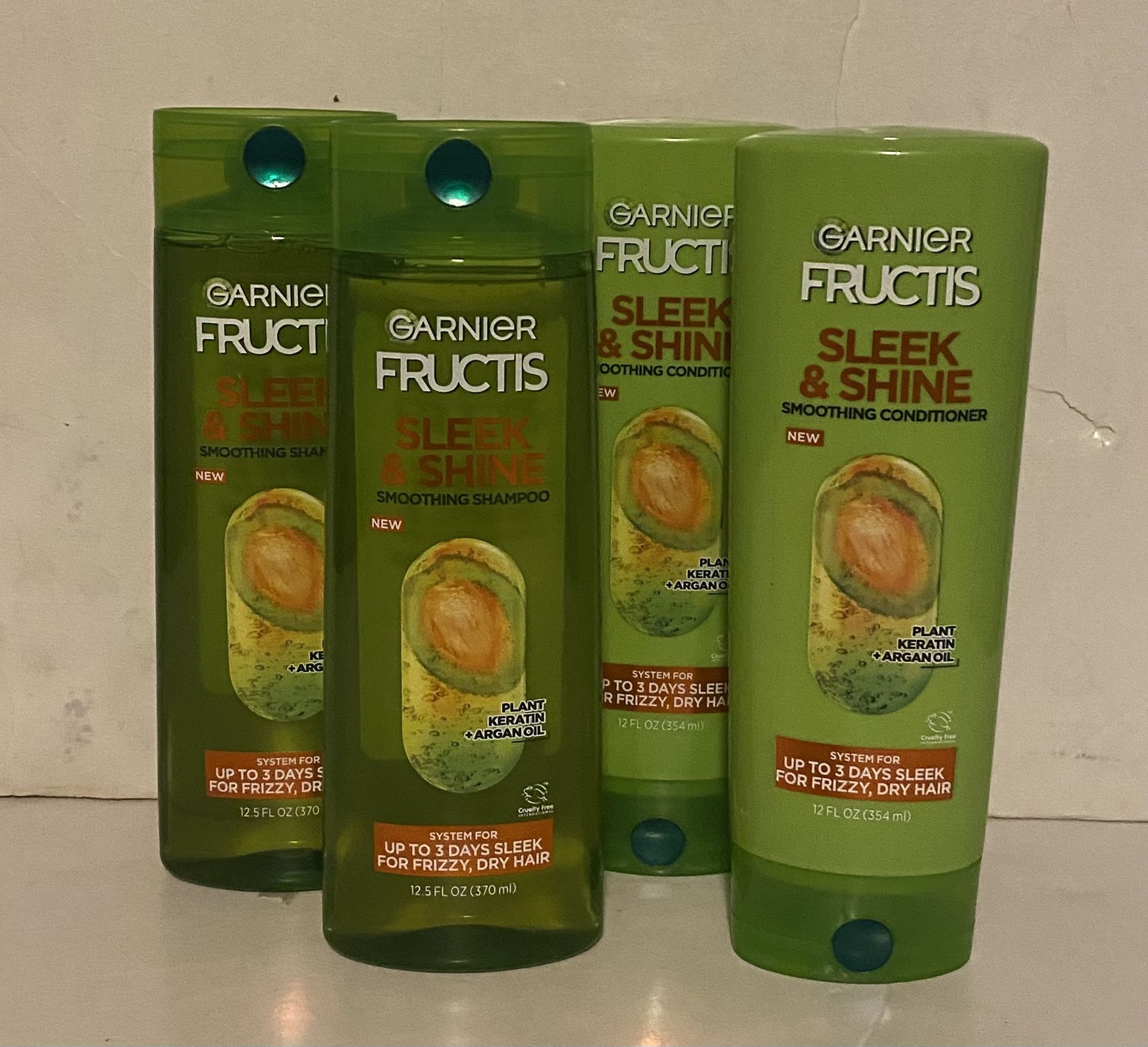Garnier Fructis Sleek And Shine Argan Oil Bundle
