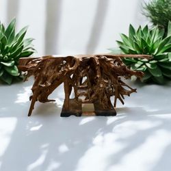 Teakroot Dark Color Entryway Console Table 