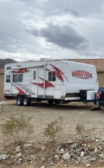 2012 Forest River Sandstorm, T233SLC, Toy Hauler