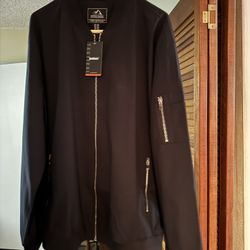 Mens Casual Lightweight Bomber Jacket 2XL