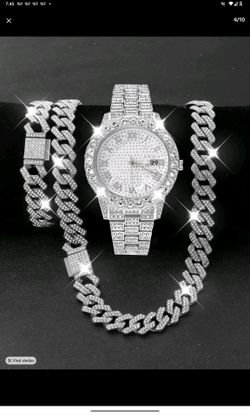 Men diamond watch