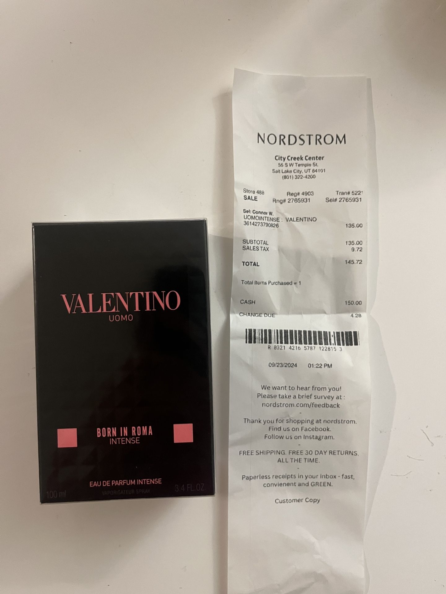 Valentino Born In Roma Intense
