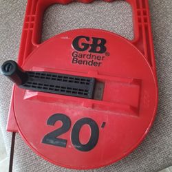 GARDNER BENDER 20' CABLE SNAKE FISH TAPE