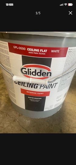 LOW PRICE MOVING- GLIDDEN $300 RETAIL CEILING PAINT
