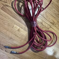 40ft AIR HOSE 250 PSi with  "FITTING & H STYLE COUPLING