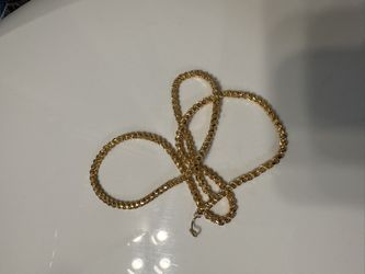 23 Karat Gold Plated Rope Necklace Chain