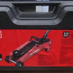 Craftsman 2.25 ton floor jack CMXLETNTB2253DS with case 890324-1 