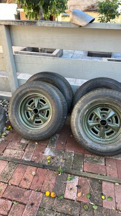 Tires and wheels