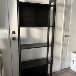 Chestnut brown bookshelf