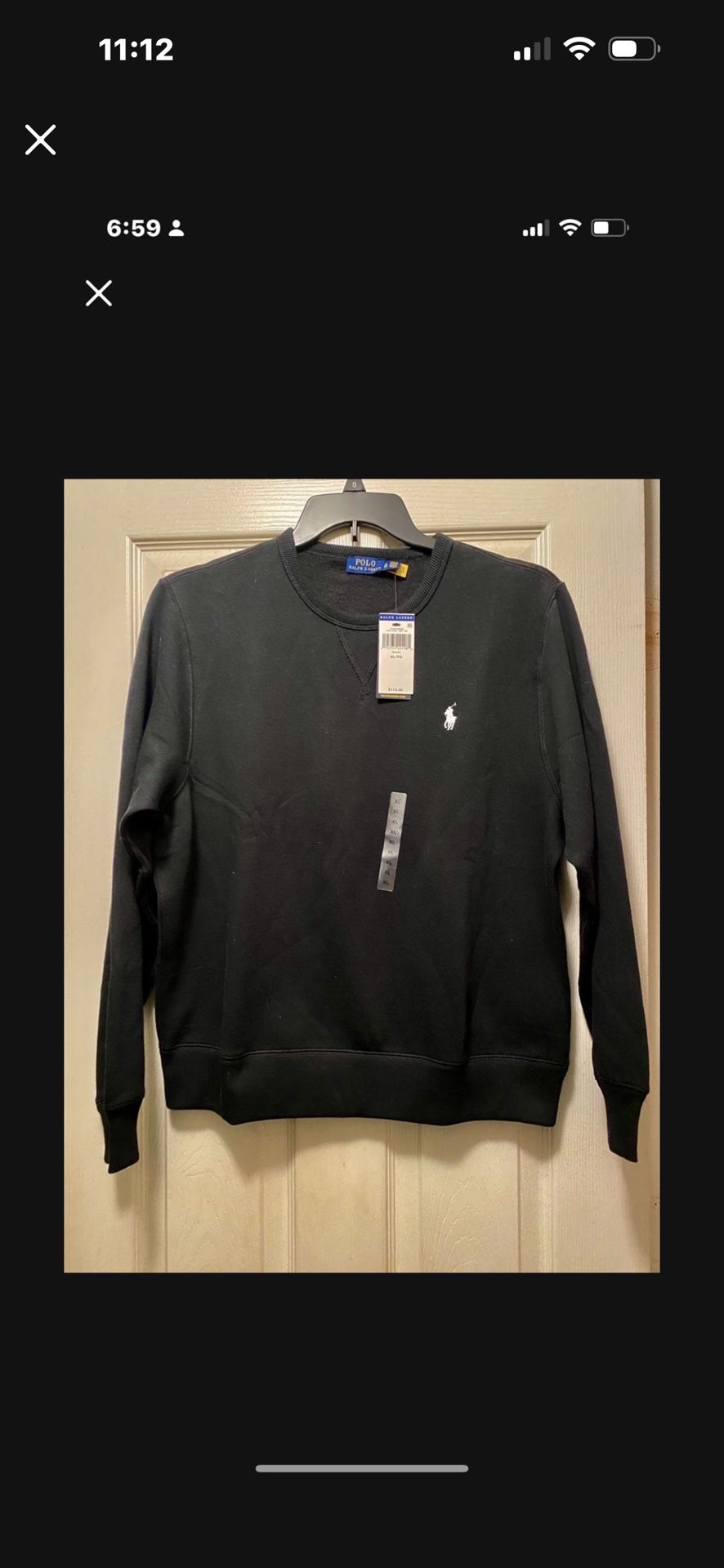Women’s Ralph Lauren Sweatshirt Size XL With Original Price Tag 110