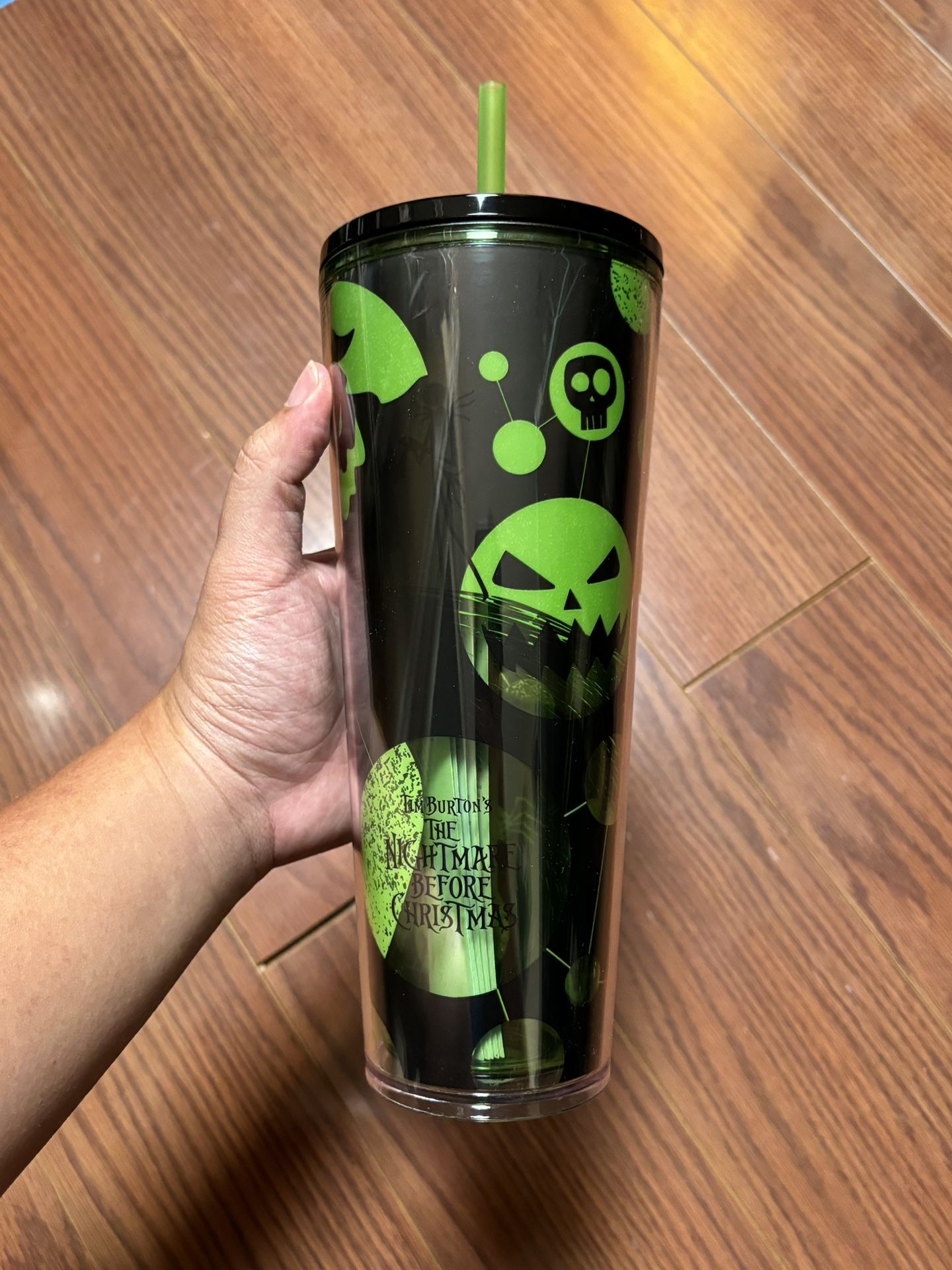 The Nightmare Before Christmas Starbucks Tumbler With Straw Disney Store 2024