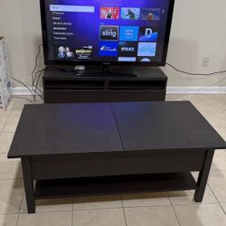 TV Stand and Expandable Coffee Table 