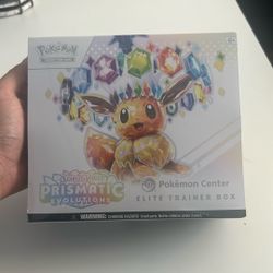 Prismatic Evolutions Pokemon Center ETB