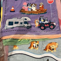 Bluey and bingo blankets