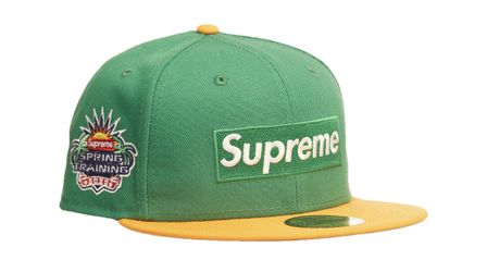 Supreme New Era 2-Tone Box Logo Fitted Hat Cap