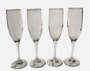 Champagne Flutes - 6 oz - Set of 4 Boxed