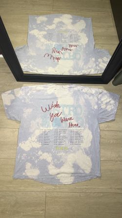 Travis Scott Astroworld Wish You Were Here Tie Dye Tour Merch Shirt