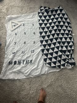 Baby Monthly Growth Blanket