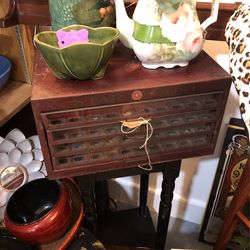 Vintage “Star” Thread Cabinet