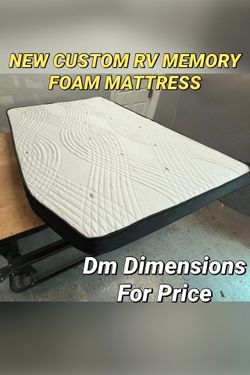 New Custom Rv Memory Foam Mattress