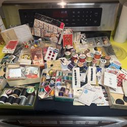 Mcm Estate Button And Sewing Haul Bulk Collection