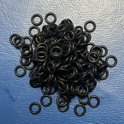 200 pc. Black Wacky-Rings
