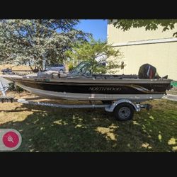 2001 Northwood Mercury powered 172 yukon